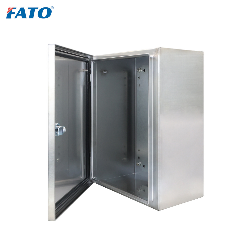 304 Stainless Steel Electrical Enclosures Waterproof Metal Junction Box IP66 Rated Corrosion-Resistant Highly Durable