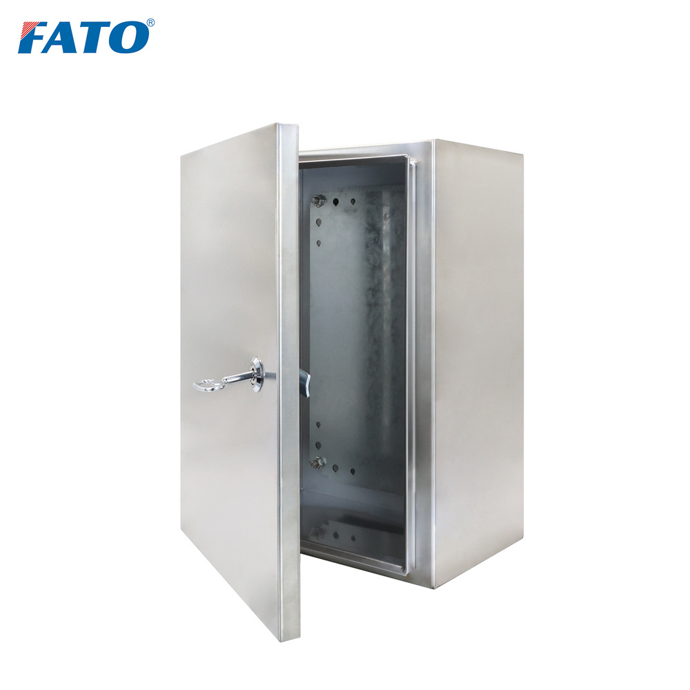 304 Stainless Steel Electrical Enclosures Waterproof Metal Junction Box IP66 Rated Corrosion-Resistant Highly Durable