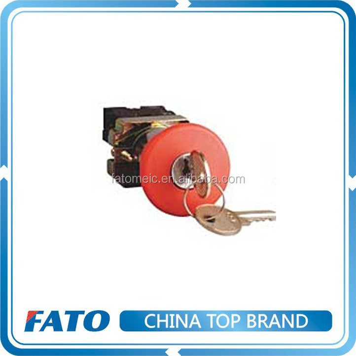 FATO Key Reset Emergency Stop Push Button Switch