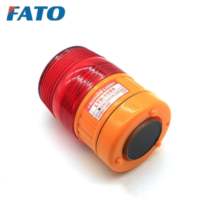 FATO LTD-5088 Solar Warning Light Traffic Flashing Beacon Led Rotating Beacon Tower Dry Battery Car light