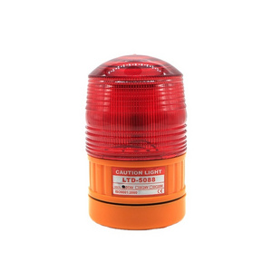 FATO LTD-5088 Solar Warning Light Traffic Flashing Beacon Led Rotating Beacon Tower Dry Battery Car light