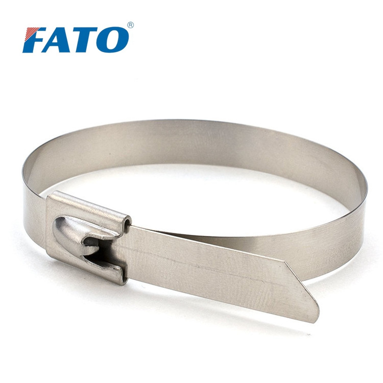 FATO Self-lock thin flexible stainless steel cable ties