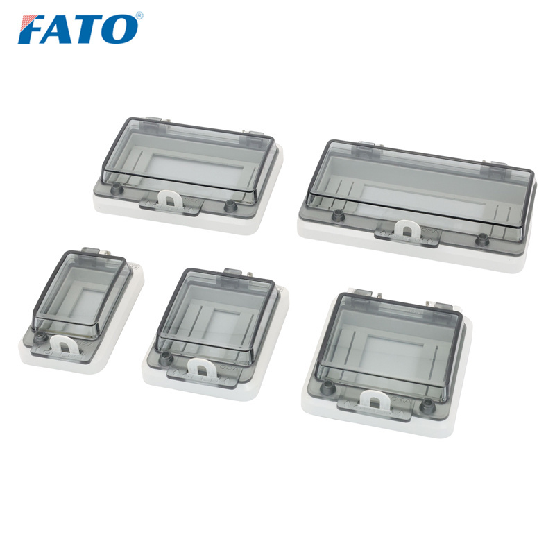 FATO CF Protection Window Hood IP67 Waterproof PC Transparent Cover Power Distribution Protection Box