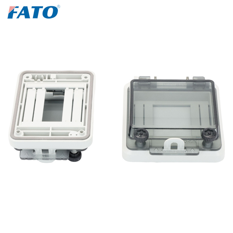 FATO CF Protection Window Hood IP67 Waterproof PC Transparent Cover Power Distribution Protection Box