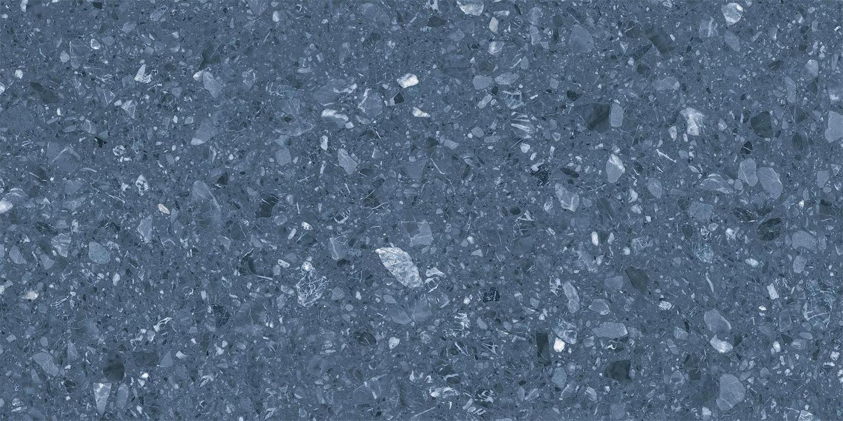 Foshan FaTong Floor Marble Porcelain tile Blue Interior Wall tile Indoor bathroom 600*1200mm Terrazzo tiles