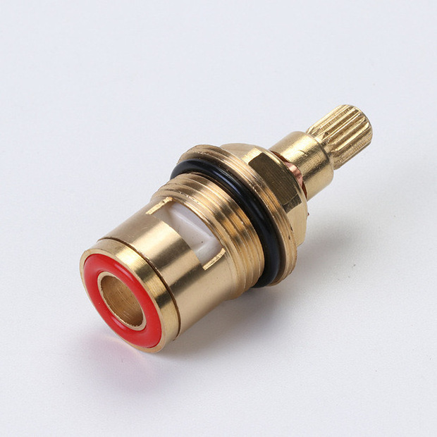 Faucet Brass Cartridge Customized  Mixer Water Tap Stem Tapware Cold Cartridge Hot Water Cartridge