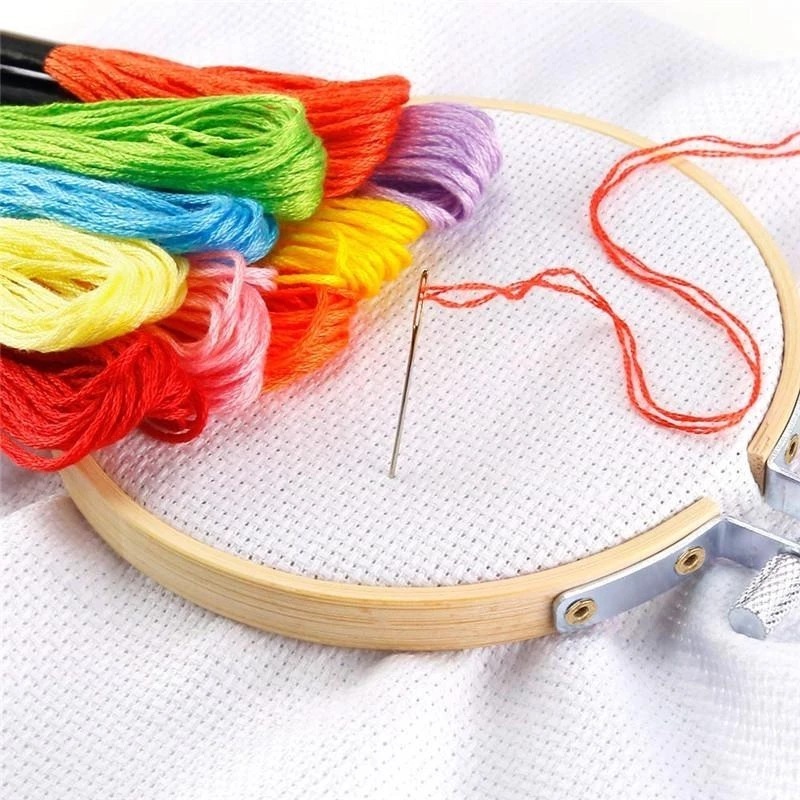 24cm 28cm 36cm Needlework Fabric Linen Needlework Fabric Monk Cloth for Punch Needle Rug-Punch Needles & Pinch Needle