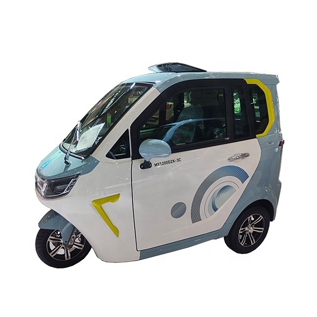 New Manufacture Cheap Bajaj Electric Tricycle Three Wheels Fully Enclosed Cargo Tuk Tuk