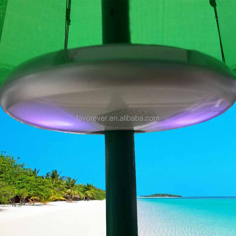 Hot Sell Outdoor umbrella LED light speaker