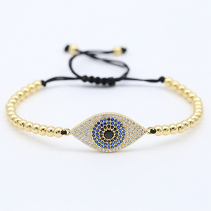 Turkish Evil Eye Bracelet With Color CZ Bracelet