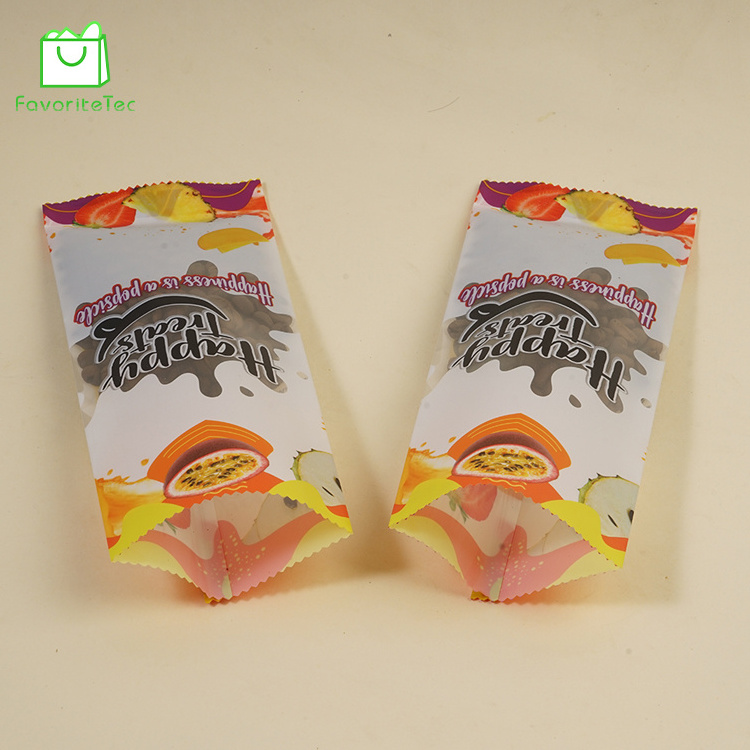 Customized Back Side Seal Bag Popsicle Packaging Bag Frozen Ice Cream Popsicle Plastic Bag