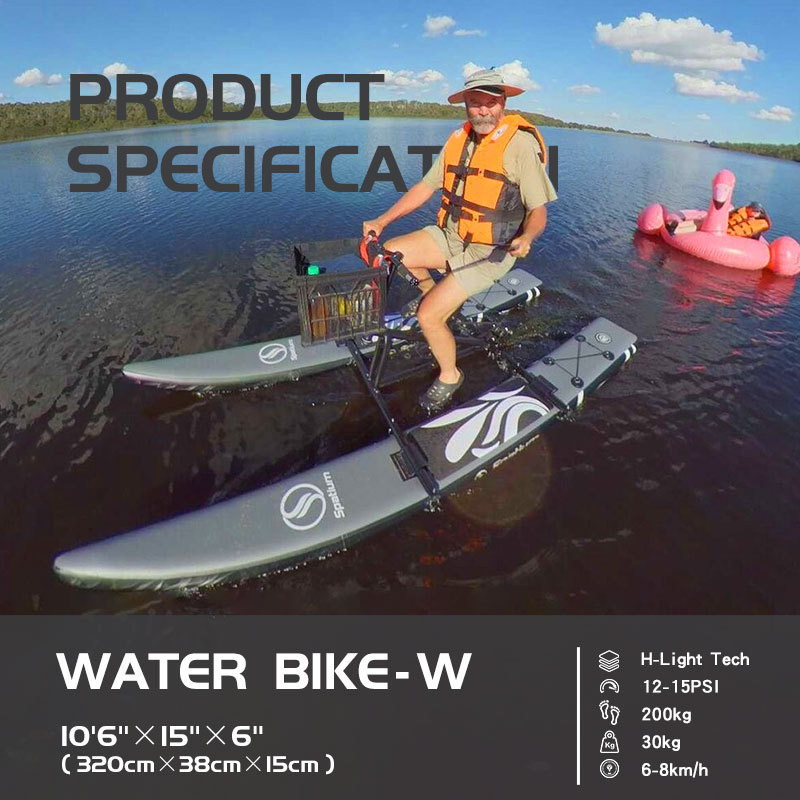 Favorite New Trendy inflatable floating one seated sea cycle Water Bike for sale