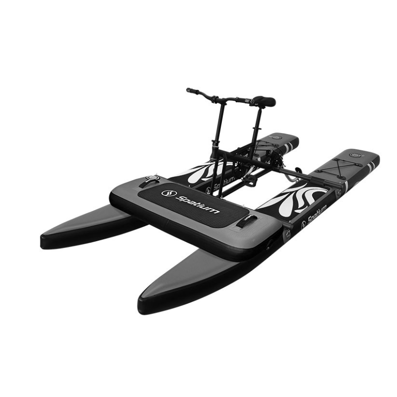 Favorite 2024 New Trendy Inflatable water boat sea hydrofoil bike cycle pedal boats for sale