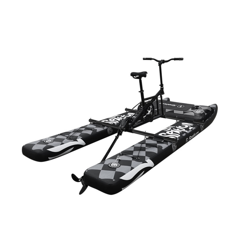 Favorite 2024 New Style water bike leisure prices foot pedal boats floating bicycle for sale