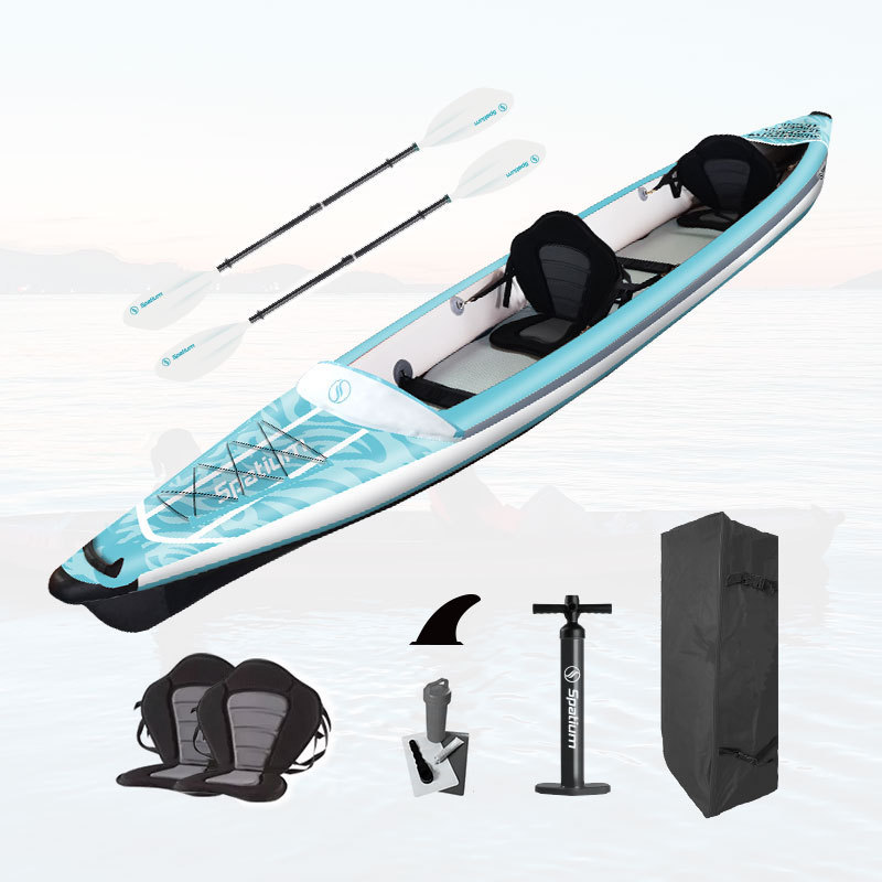 Favorite New arrival inflatable drop stitch kayak 2 person Anti-leakage of three chambers for sale