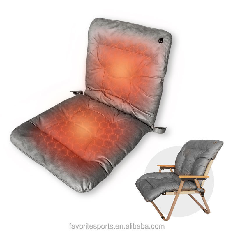 winter essentials electric heating pad usb charging heated seat cushion for car camping office chair