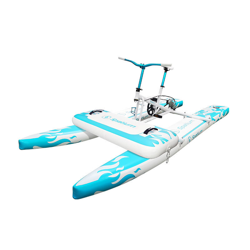 Favorite 2024 New Style leisure water bike water bikes prices foot pedal boats floating for adults