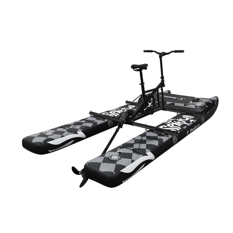 Favorite 2024 New collection pontoons hydrofoil water pedal bike boats inflatable bicycle for sale