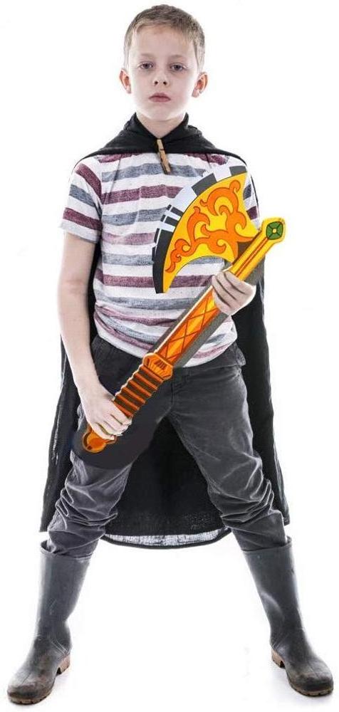 5 Pack Assorted Big Foam Swords Toy Set, Medieval Knights And Gladiator Warrior Pretend Role Play Weapons