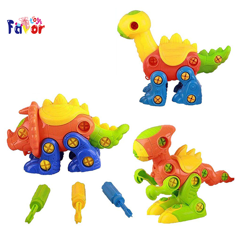 Dinosaur Toys, Take Apart Fun, Construction Engineering Building Play Set For Boys Girls Toddlers, Best Toy Gift Kids