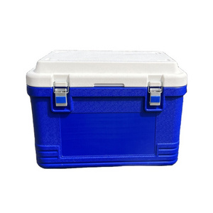 35 40 56 65 85 Quart Plastic Foam Commercial Rotomold Insulated Outdoor Picnic Cooler Box with Handle Custom Logo