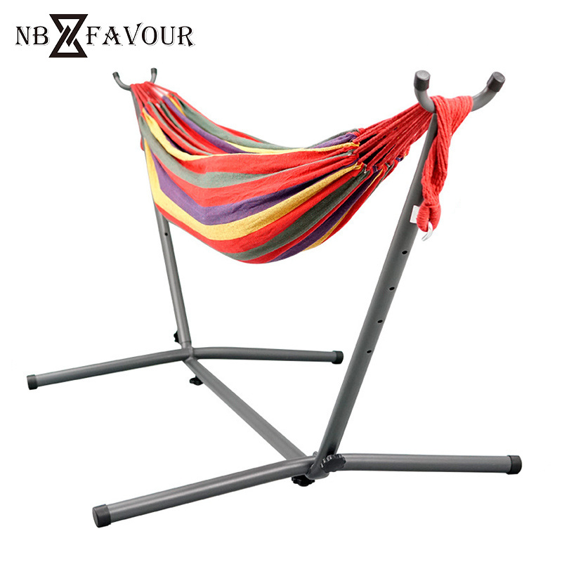 NB-FAVOUR Outdoor Double Camping Hammock Camping Swing Thick Canvas hammock tent for Garden Sports Home Travel