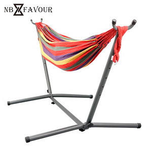 NB-FAVOUR Outdoor Double Camping Hammock Camping Swing Thick Canvas hammock tent for Garden Sports Home Travel