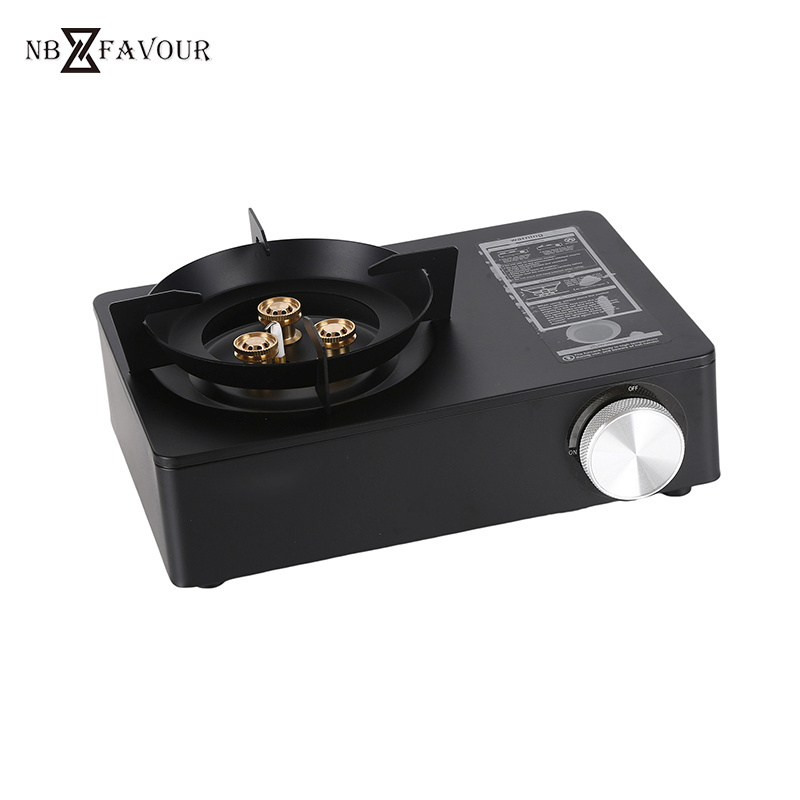 NB-FAVOUR Customizable Professional Manufacturer Gas Cooker Cooktop Outdoor Mini 4 Burner Butane Camping Portable Gas Stove