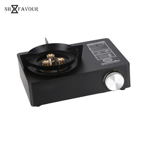 NB-FAVOUR Customizable Professional Manufacturer Gas Cooker Cooktop Outdoor Mini 4 Burner Butane Camping Portable Gas Stove