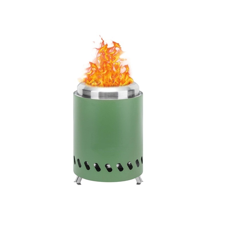 NB-FAVOUR Stainless Steel Portable  Campfire Stove Smokeless Wood Ignition bonfire Stove for Outdoor Camping Fire Pits