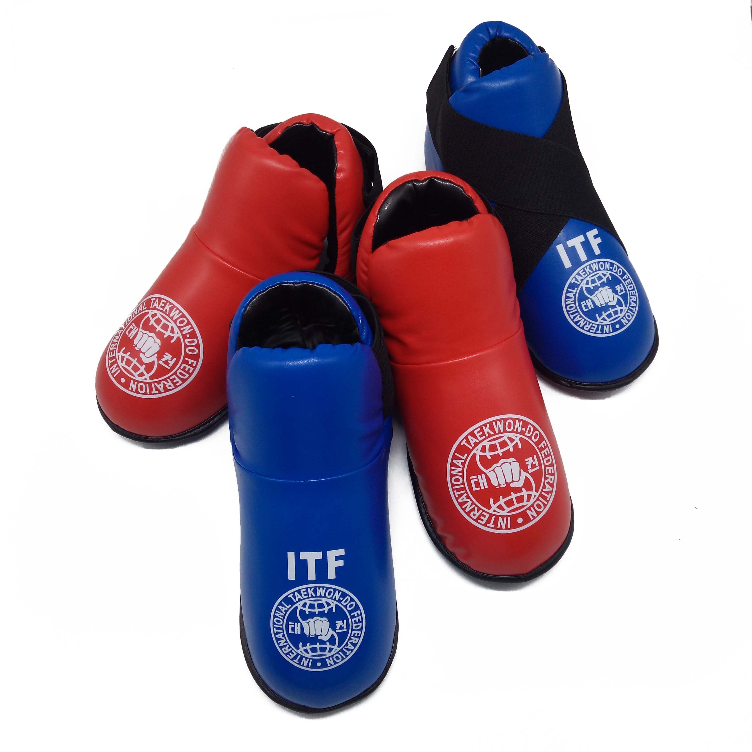 Taekwondo foot guards itf taekwondo sparring gear