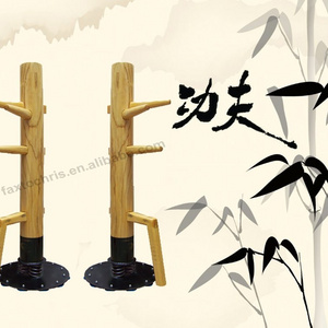 China martial art free standing wooden dummy