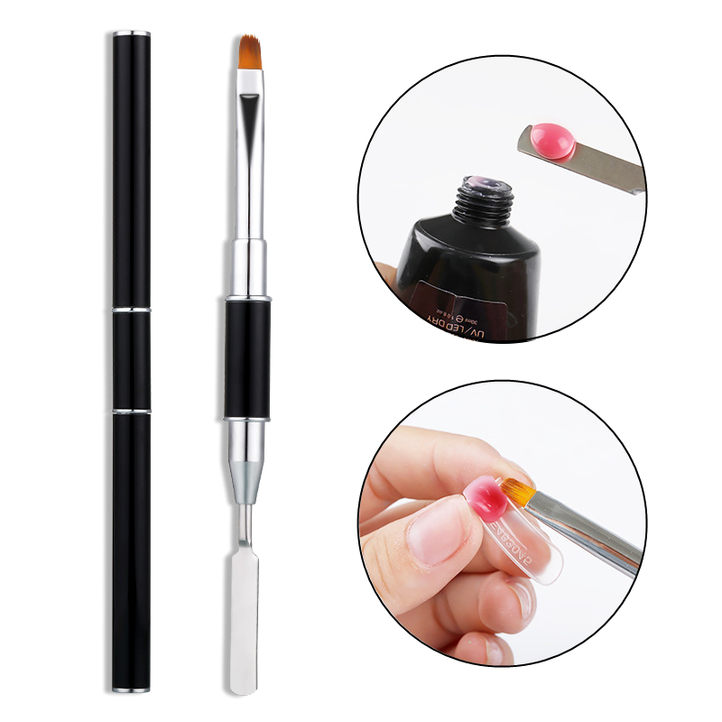 Hot Sale Professional Pink Nails Paint Brush Pen Acrylic Brush Sets For Nail Painting Beauty Tools