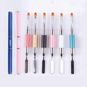 Hot Sale Professional Pink Nails Paint Brush Pen Acrylic Brush Sets For Nail Painting Beauty Tools