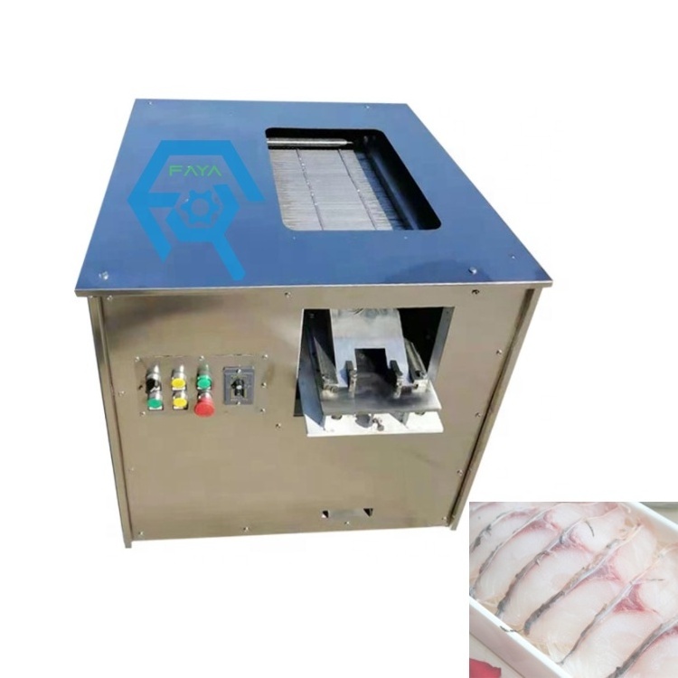 professinal fish meat fillet slicer pangasius salmon basa tilapia dory black Cod fish Capelin flake slicing machine