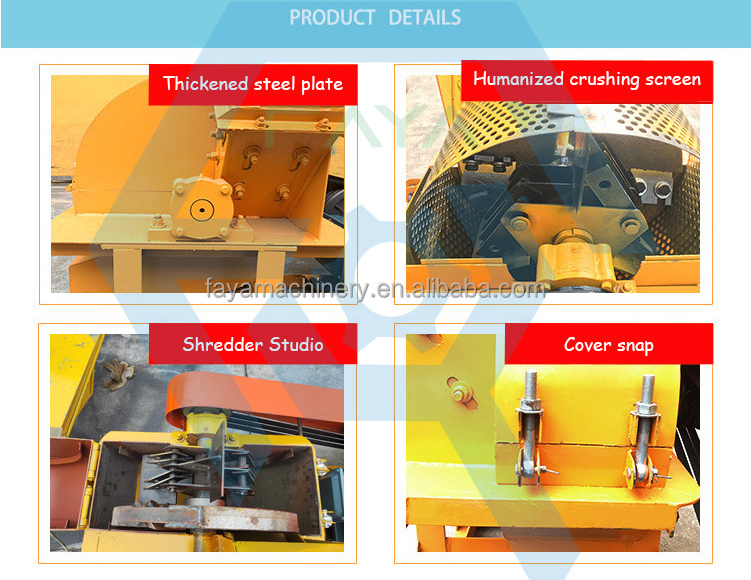 large capacity wood chipper shredder wood crusher grind wood crushing machine price Sawdust shaving machine