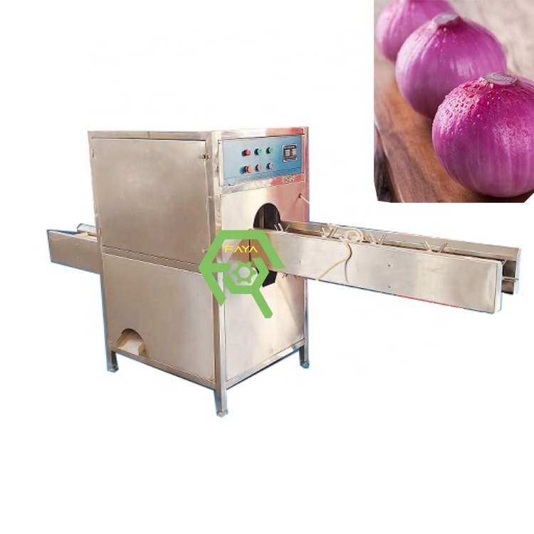 Onion Root Cutting Cutter Machine Onion Peeler Machine onion ring cutting machine