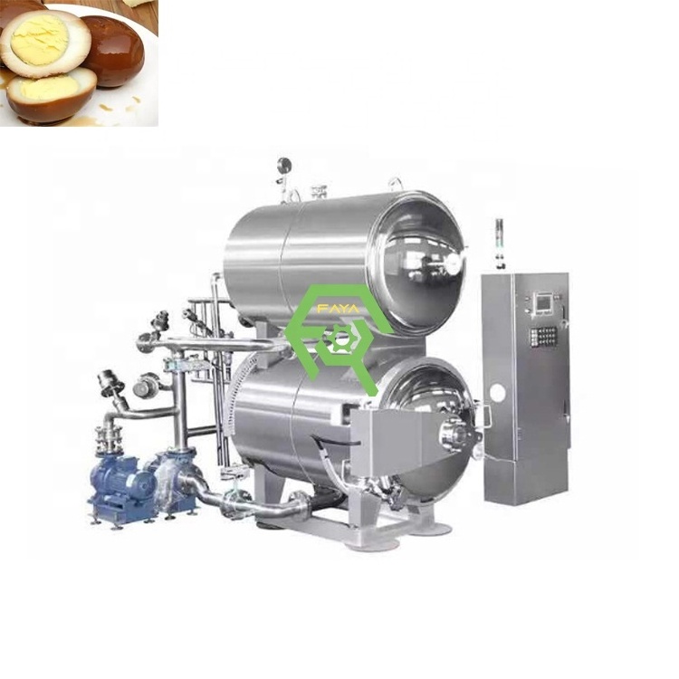 Professional Glass Jars Autoclave Steam Sterilizer food canning Rotary Retorts