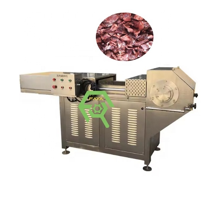 Automatic Frozen Meat flaker Machine meat block breaker for pet food