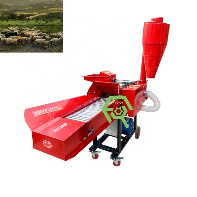 Diesel engine drive grass straw cutting machine for Feed feeding for cattle, sheep, chickens, ducks and geese