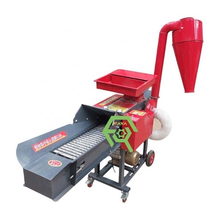 Diesel engine drive grass straw cutting machine for Feed feeding for cattle, sheep, chickens, ducks and geese