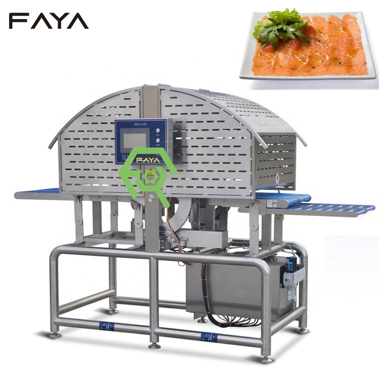 Intelligent oblique fish filleting machine salmon slicing machine Meat slicing machine