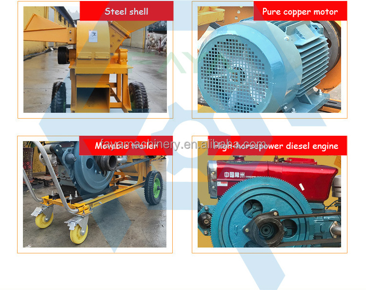 large capacity wood chipper shredder wood crusher grind wood crushing machine price Sawdust shaving machine