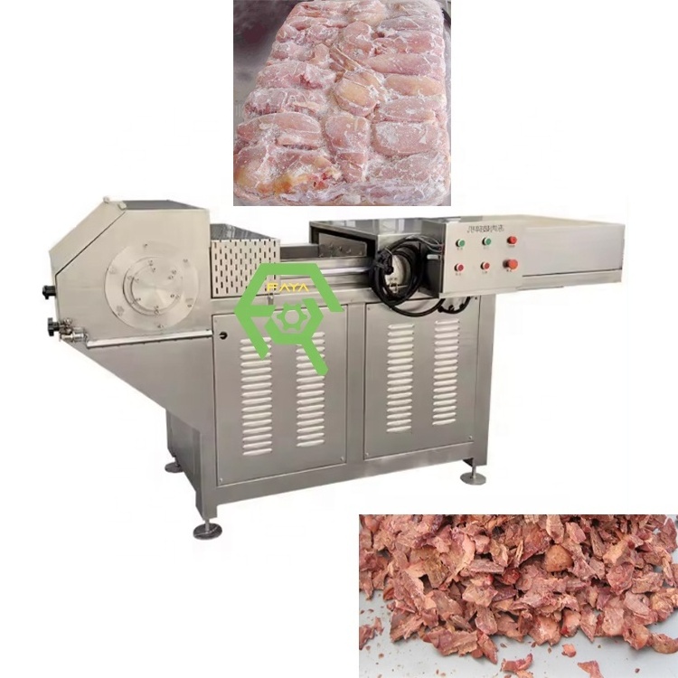 Automatic Frozen Meat flaker Machine meat block breaker for pet food