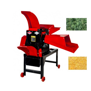 Dual purpose forage chaff cutter grinding machine silage corn stalk chopper cutting crusher machine