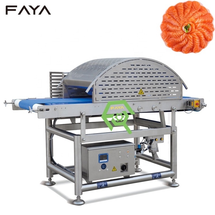 Intelligent oblique fish filleting machine salmon slicing machine Meat slicing machine