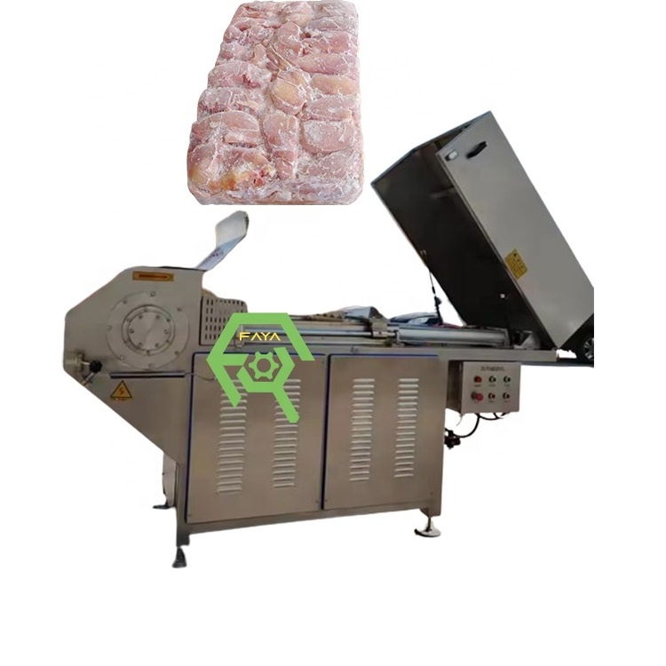 Automatic Frozen Meat flaker Machine meat block breaker for pet food