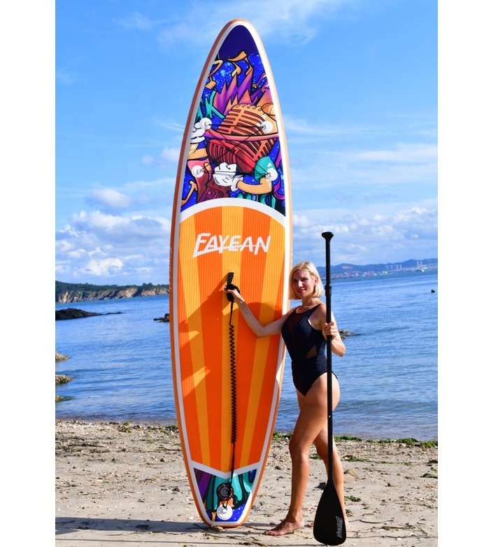 fayean factory price paddle sup electric surfboard paddle board with fins and accessories