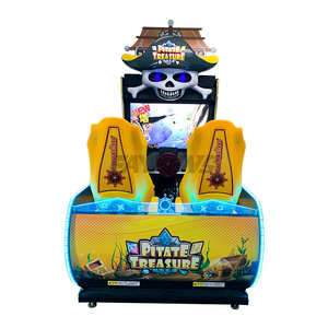 Pirate Laser Shooting Integrated Machine Assault Gunfight Simulation Indoor 42 Inch Lcd Video Arcade Simulated Shooting Games