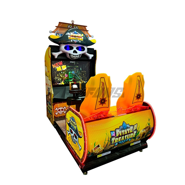 Pirate Laser Shooting Integrated Machine Assault Gunfight Simulation Indoor 42 Inch Lcd Video Arcade Simulated Shooting Games